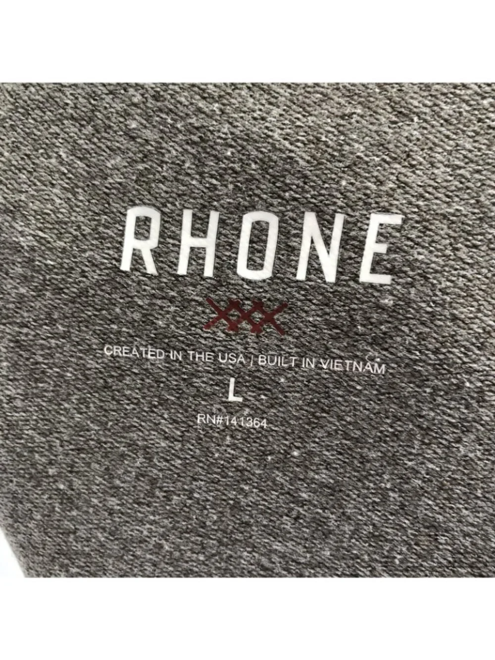 Rhone Jogger Sweatpants Mens Large Gray Knit Elastic Stretch Pockets 35x29